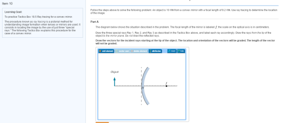 To practice Tactics Box 18.5 Ray tracing for a con