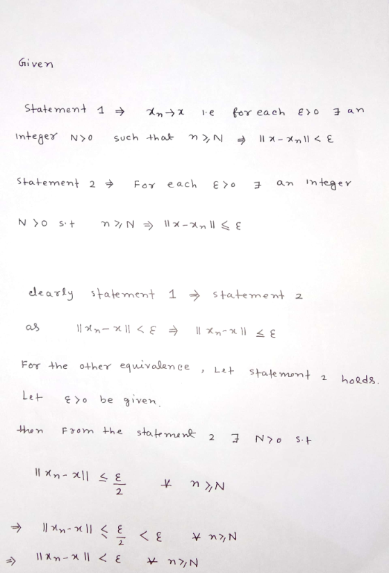 state ment 1 ,X, χ 1-e statement 2 For each ε>0 F an mtegeY leay statement 1tatement 2 as For the othe eqwivlence , L+ state