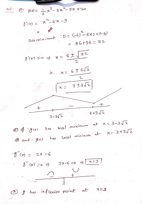 sel: @ 300 = 433-322-98 +20 9() = 22-671-9 Discriminant :D=66)–4x3x69) = 36+36 = 72 ga2 = 0 => x= 6 I 172 - 2 je x= 6 ore 2