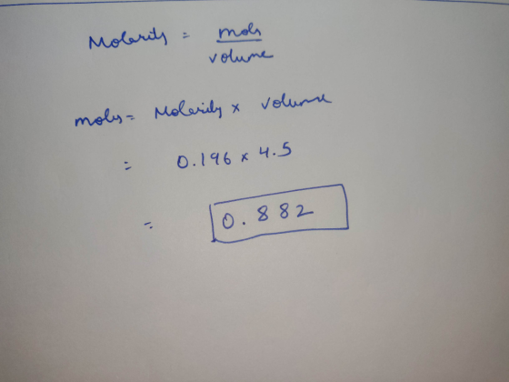 Molardy mols velume 17 mels- Molaridy Velune X 0.196 K 4.5 0.882