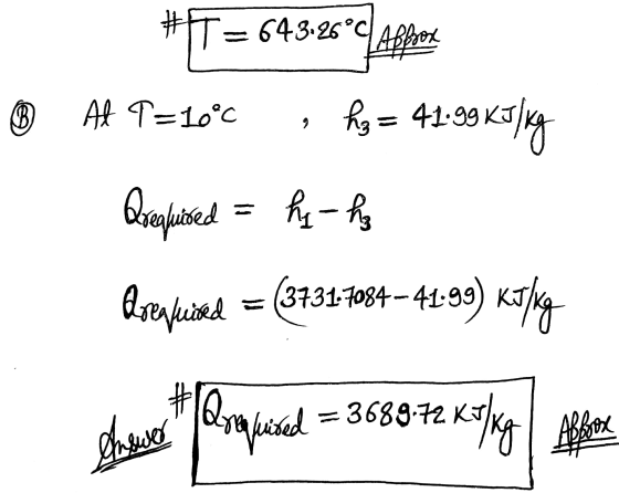 #T= 643.26°C ABBox 6 Af T=10°C · Rs = 41-99 Kaling Qrequired = he-ho Qrequired (3731-7084 – 41-99) Kalen # Orequired 3689-72