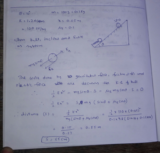 v-o = 120 N ichnJ 2 distena (s) x 120x (o-os) 2. O.27