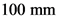 100 mm
