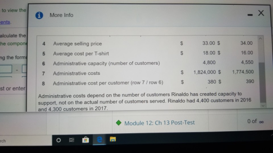 to view the i More Info - X ents. alculate the he compond 34.00 ng the formy 16.00 4 5 6 7 8 Average selling price Average co