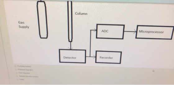 Column Gas Supply ADC Microprocessor Detector Recorder