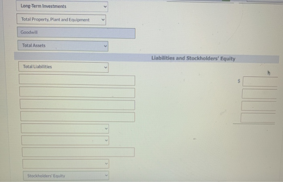 Long-Term Investments Total Property, Plant and Equipment Goodwill Total Assets Liabilities and Stockholders Equity Total Li