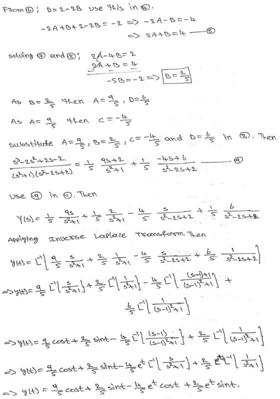 From ) D= 2-2B use this in. -2 A+B+ 2-23 5 - 2 => -2 A-CC ~ 나 CD 2AA4 selving and, 2A-4B=2 2AA B - -SB=-2%B= As As 며 내hn A응,
