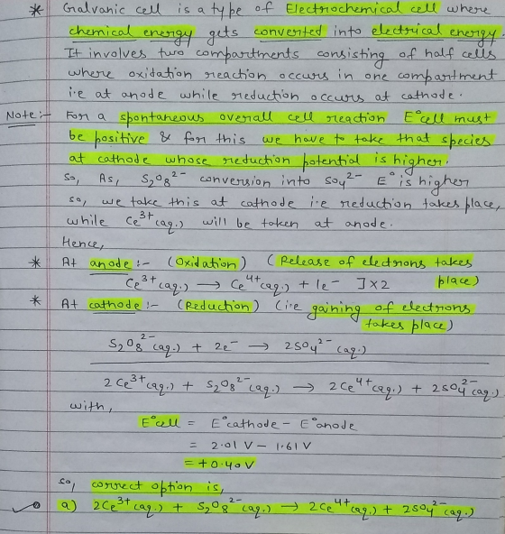 * Note it Galvanic cell is a type of Electrochemical cell where chemical energy gets converted into electrical energy. It inv