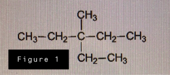 CH3 снз-CH2-C-CH2-CH3 CH2 -CH3 Figure 1