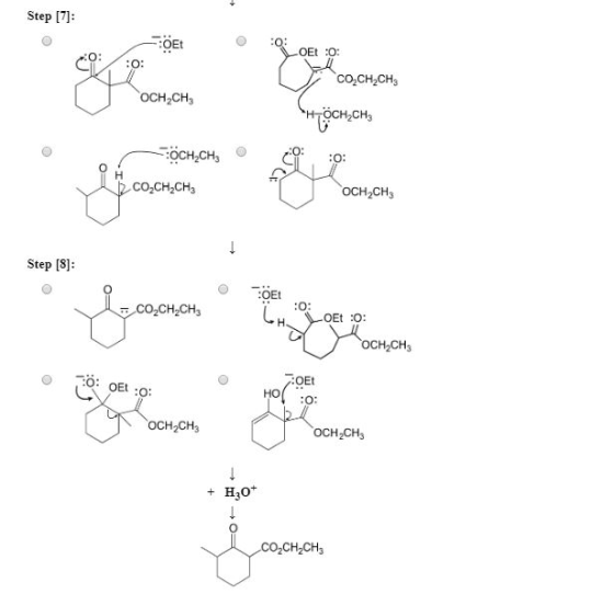 Step (7): OE OET :: 20: CO DELO: :: OCH CH, CO CH2CH3 HOCH.CH 20: OC OCH.CH, CO CHCH OCH CH3 Step [8]: O CO2CHCH - LH Loet :O