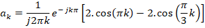 ax = 7e- jkn [2.cos(tk) – 2.cos(k)]