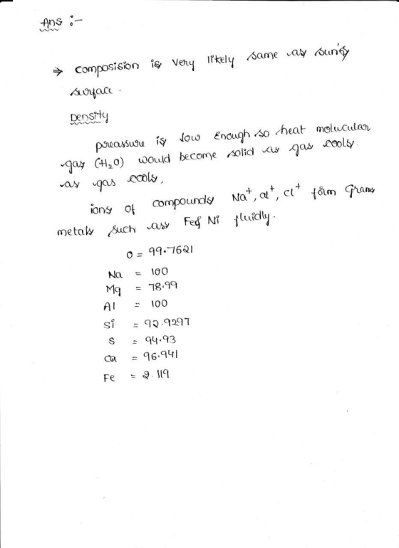 ラ composison i4 very likely same vayAun aoga pensty 1 me taly 0 = 99-76Q1 Na 100 Mg 78.99 AI 100 S4.93 ca 96.941