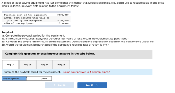 A piece of labor-saving equipment has just come onto the market that Mitsui Electronics, Ltd., could use to reduce costs in o