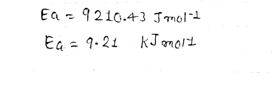 Ea-210.43 mol-1
