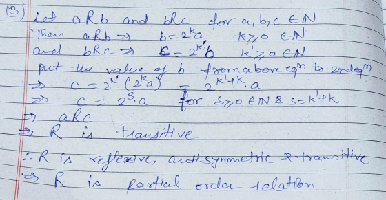 het a Rb and brc for a, b, c EN Then arba b=2ka, kz,O EN and brc a 6-2kb k70 GN put the value of b from above ear to are * (