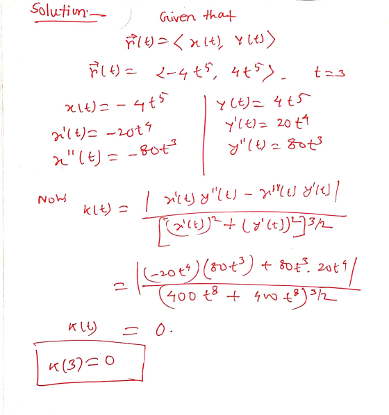 Solution . Given that F(t) = <ht), y(t) ř (t) = 2-4t5, 465) t=3 alt)=-4t5 | y(t) = 465 ai(t)= -2009 1 yltl= 2044 1 y(t) = 80