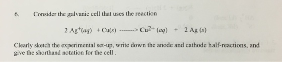 Consider the galvanic cell that uses the reaction