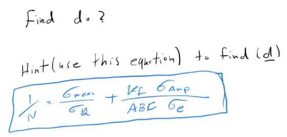 find d= ? Hint (use this equation) to find (d) 6 mean <p 6 д-р AJBL бе т 6 и