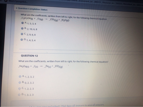 re s mentid=480313 le course de 356355. com Question Completion Status: What are the coefficients, written from left to right