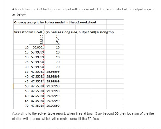 After clicking on OK button, new output will be generated. The screenshot of the output is given as below Oneway analysis for