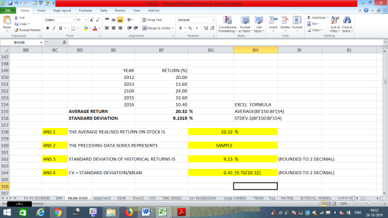 - 2x % Cut STATS - Microsoft Excel (Product Activation Failed) File Home Insert Page Layout Formulas Data Review View Add-Ins