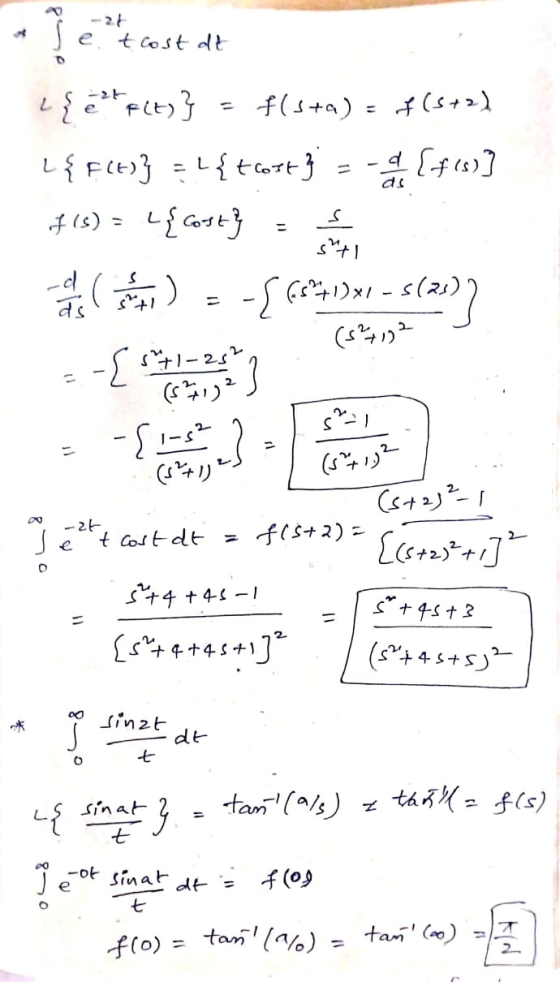 P Jetcost at {{ë FLt)} = f(s+a) = f(542) L{F(t)} = {{t6ott} - - {f(s)} #18)= 4{cost} ) = -f($*+1)x1 = 5(23)? (527192 (s+2) ²-