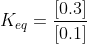 Keq =