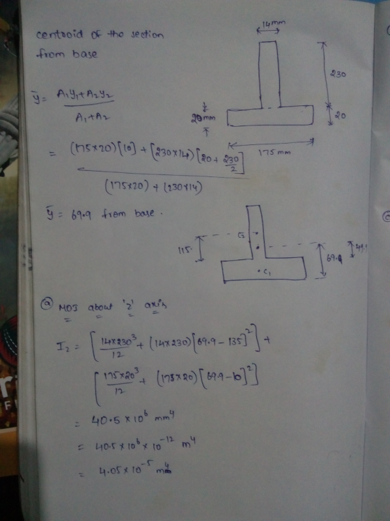 centboid oF tho section from base Q 30 115 mm (1n5120)+ (130 1) 62-4 . Cy MOS abou as โ_830, 114X 230169.9-135] 12. : 40.5 x