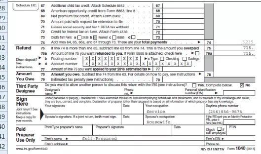 28 29 30 31 32 33 34 35 36 37 38 39 10 11 2 Schedule ElC67 Additional chia tax credit. Atach Scheda 012 67 American opportuni
