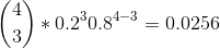 (4) +0.280.84-3 = 0.0256