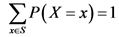 ΣΡ(Χ=3)=1
