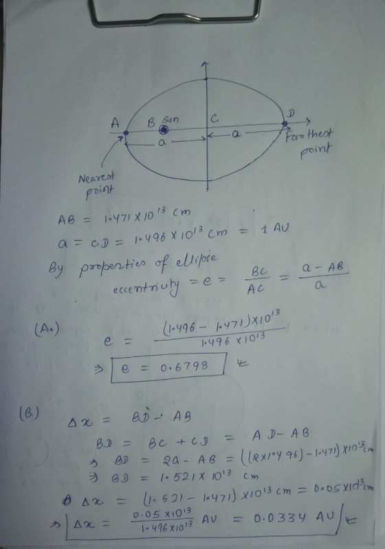 the int Nean叶 AB = 1.YT, Х 10,3 Crn AC y96 X103 | e = 0.6798 |