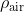 \rho_{\mathrm{air}}