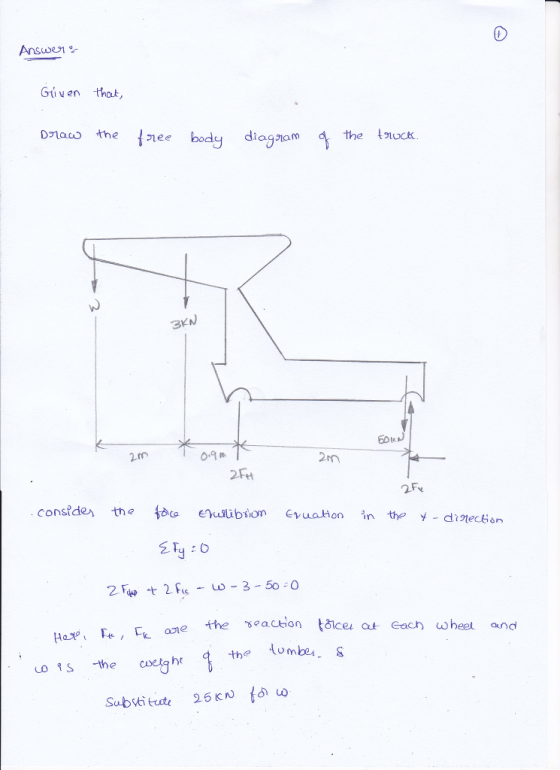 0 Given that the nock 0.9m 2rn considex the ao eibson evuation in the y dinecan at eac uheet and LOS the coetg ht