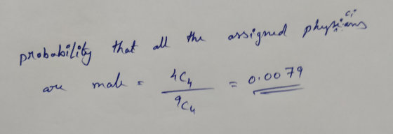 t arsignd phypinrs prob bility that all mab O.0079 aru Acu