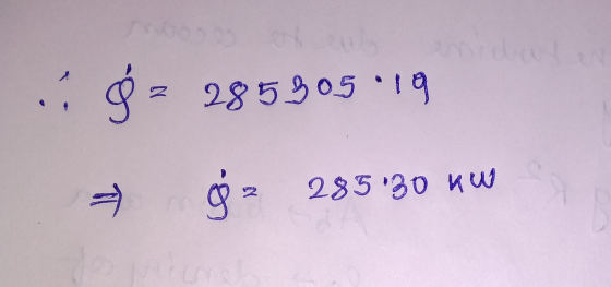 9 = 285305-19 + g = 285130 KW