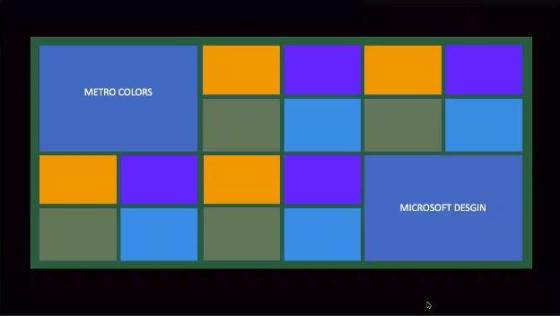 METRO COLORS MICROSOFT DESGIN