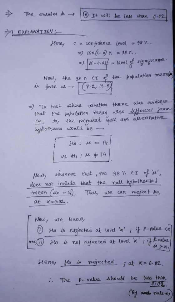 The answer is @ It will be less than 0.02 M EXPLANATION - Here, ce confidence Level 298%. z) 100(-4). = 98Y. 2) { X= 0.02 = l