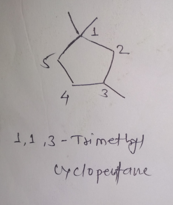 1, 1,3 - Trimethyl cyclopentane