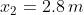 x_2=2.8\,m