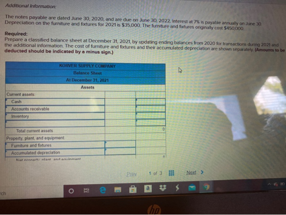 Additional Information: The notes payable are dated June 30, 2020, and are due on June 30, 2022. Interest at 7% is payable an