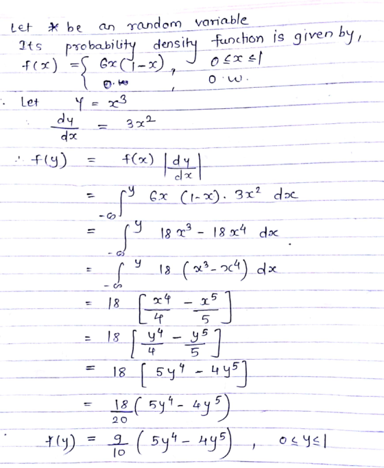 Let 米be an random vanable 1ts probabiuity densihy funchon is given by . Let 30 f(9) f(x) 는1 -- 18 55 3C 5 5 2 O