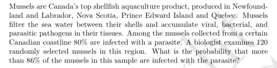 Mussels are Canadas top shellfish aquaculture product, produced in Newfound- land and Labrador, Nova Scotia, Prince Edward I