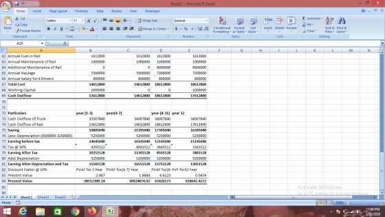 Book2 - Microsoft Excel View Developer AutoSum AT A Eg Copy D Wrap Text E Merge & Center - Alignment 3 Insert Delete Format