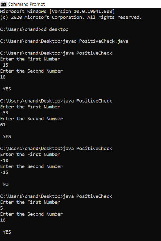 C:Command Prompt Microsoft Windows [Version 10.0.19041.508] (c) 2020 Microsoft Corporation. All rights reserved. C:\Users\cha