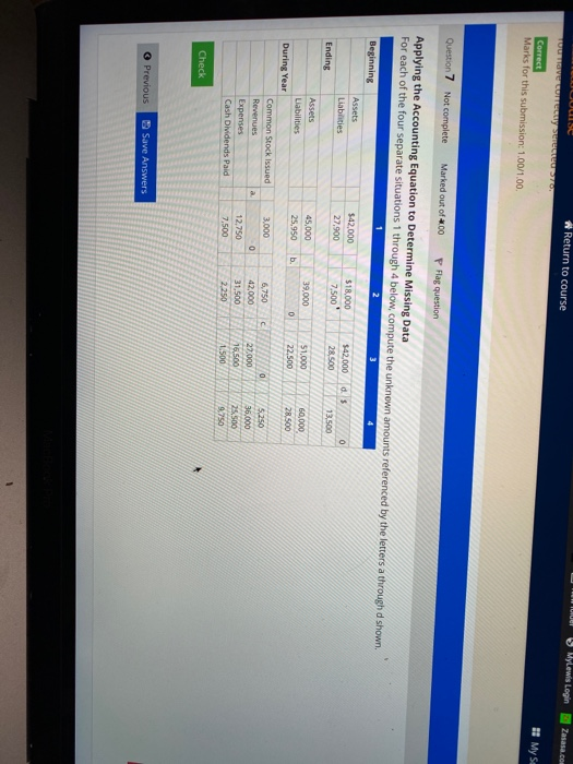 W Return to course Nel Mylewis Login Zasasa.co LOUISC Vores OTO Correct Marks for this submission: 1.00/1.00. My Sa Question