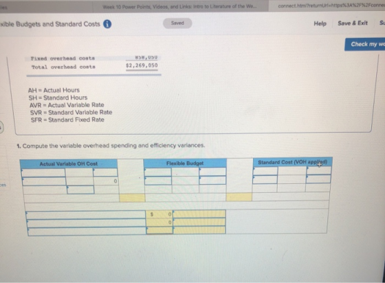 Week 10 Power Points, Videos, and Unles: Intro to Literature of the We connect.htmireturnUrtahttps%3A%2F%2Fconne kible Budget