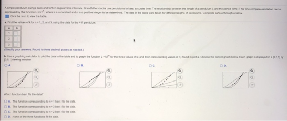 pendulum to keep theme. The relationship between the length of a pendulum and the periode for one complete oscillation can be