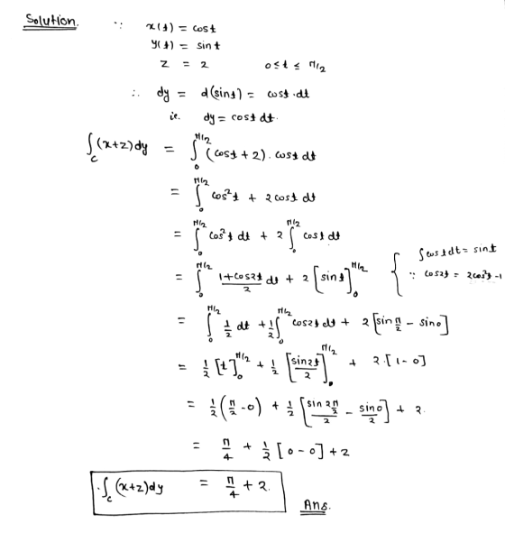 Ans. 2018 [z+5 = forlewe 2+[0-018 + 6 = 3 [ous - eng] + (0-3)} (0.137* (ort) , THE [ous – Jungt + open fit mt reket - from ru