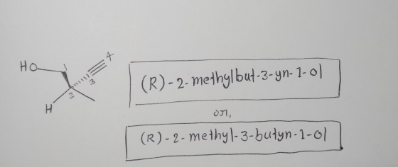 Но (R)-2-methylbut-3-yn- 1-01 on, (R)-2-methyl-3-butyn-1-ol